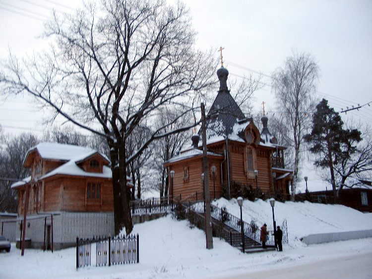 Храм-часовня Александра Невского, Балахна (Балахнинский район, Нижегородская область). общий вид в ландшафте