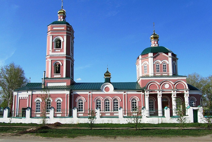 Церковь Георгия Победоносца, Данков (Данковский район, Липецкая область). фасады, вид с юга
