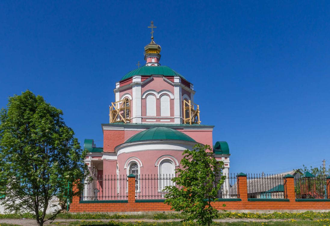 Данков. Церковь Георгия Победоносца. фасады, Вид с востока