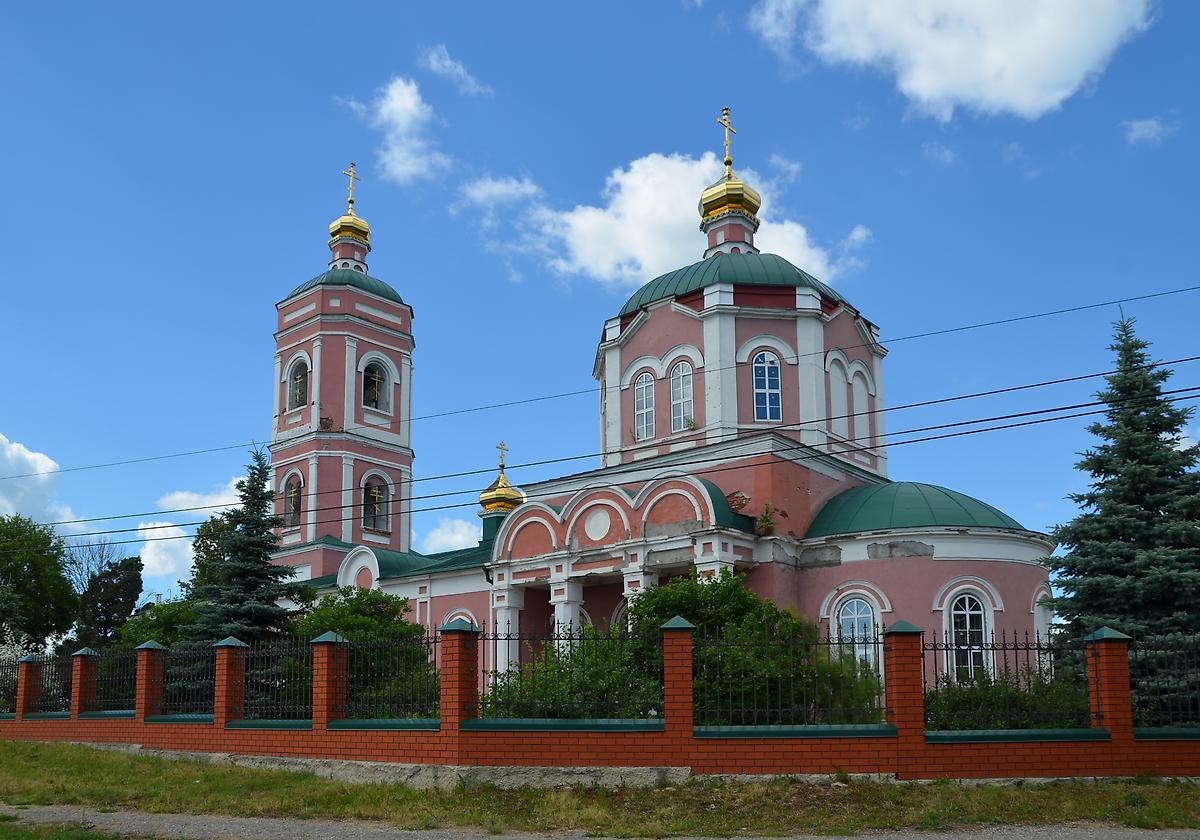 фасады. Церковь Георгия Победоносца, Данков (Данковский район, Липецкая область)