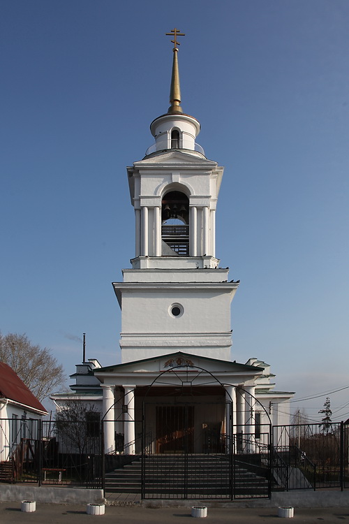 Церковь Троицы Живоначальной, Арамиль, город (Сысертский район (Сысертский ГО и Арамильский ГО), Свердловская область). фасады, Западный фасад