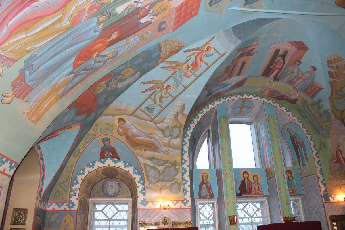 Церковь Троицы Живоначальной, Арамиль, город (Сысертский район (Сысертский ГО и Арамильский ГО), Свердловская область). интерьер и убранство, Роспись храма
