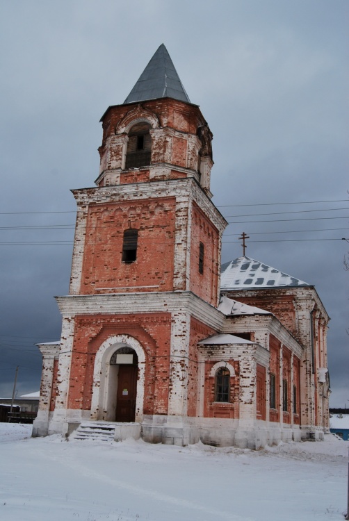 Ключи. Церковь Спаса Преображения. фасады