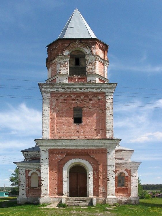 Ключи. Церковь Спаса Преображения. фасады