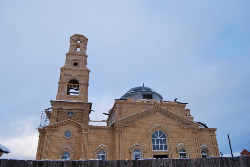 Курганово. Церковь Николая Чудотворца. фасады
