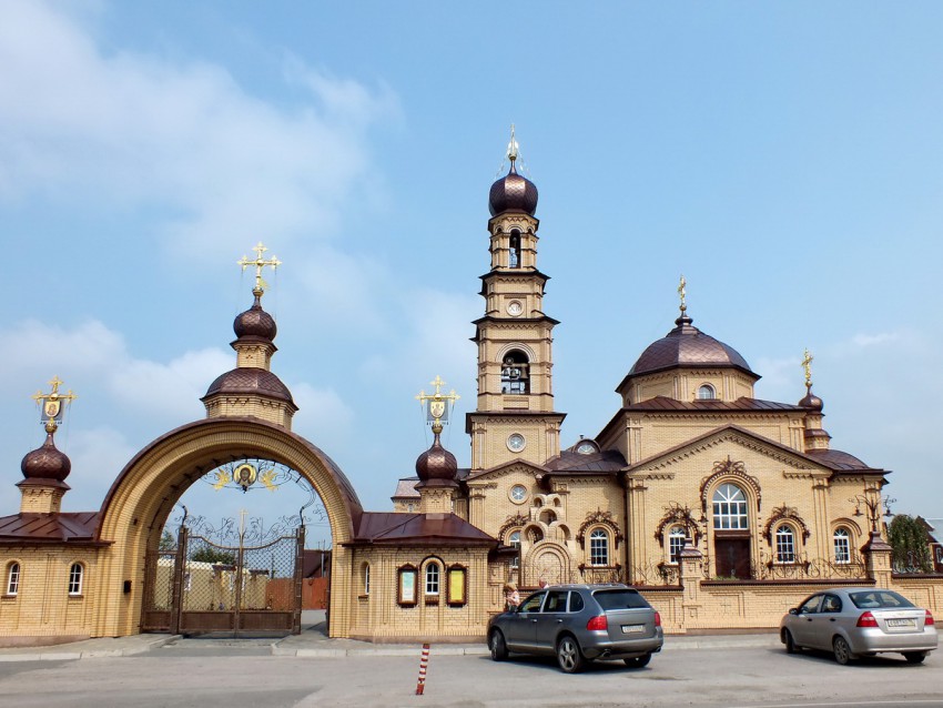 Курганово. Церковь Николая Чудотворца. общий вид в ландшафте