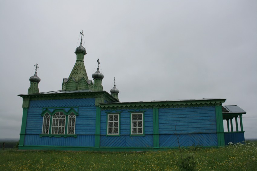 Ыбский Серафимовский женский монастырь. Церковь Стефана Пермского, Ыб (Сыктывдинский район, Республика Коми). фасады, Село Ыб. Ыбский Серафимовский женский монастырь. Часовня Стефана Пермского 