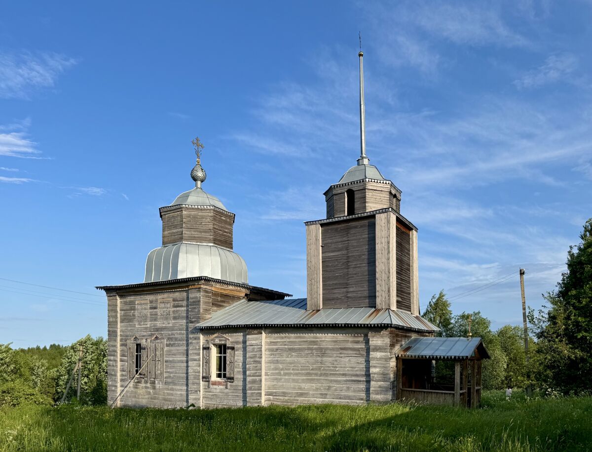 Часовня Николая Чудотворца, Березник (Сыктывдинский район, Республика Коми). фасады, Вид с северо-запада