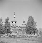Церковь Рождества Пресвятой Богородицы Паданского погоста, Фото 1943 года с сайта www.finna.fi. Автор Väinö Kaukonen<br>, Погост, Медвежьегорский район, Республика Карелия