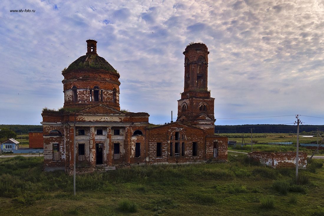 Церковь Сретения Господня, Никольское (Камышловский район (Камышловский МР), Свердловская область). фасады