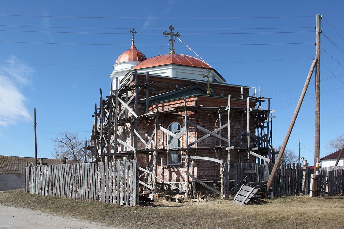 Церковь Вознесения Господня, Раздольное (Камышловский район (Камышловский МР), Свердловская область). фасады, Вид с юго-востока