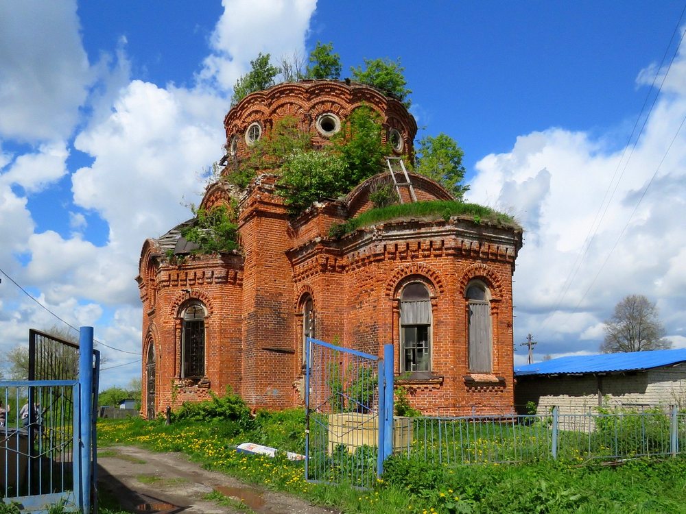 Церковь Успения Пресвятой Богородицы, Горбатов (Павловский район, Нижегородская область). фасады