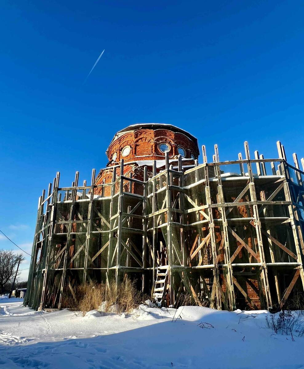 Церковь Успения Пресвятой Богородицы, Горбатов (Павловский район, Нижегородская область). документальные фотографии