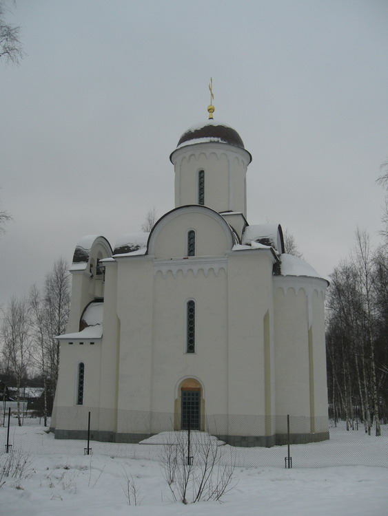 Шереметьевский. Церковь Покрова Пресвятой Богородицы. фасады