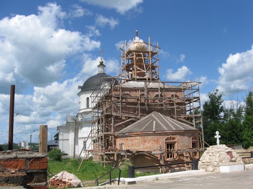 Алексин. Собор Успения Пресвятой Богородицы (старый). документальные фотографии