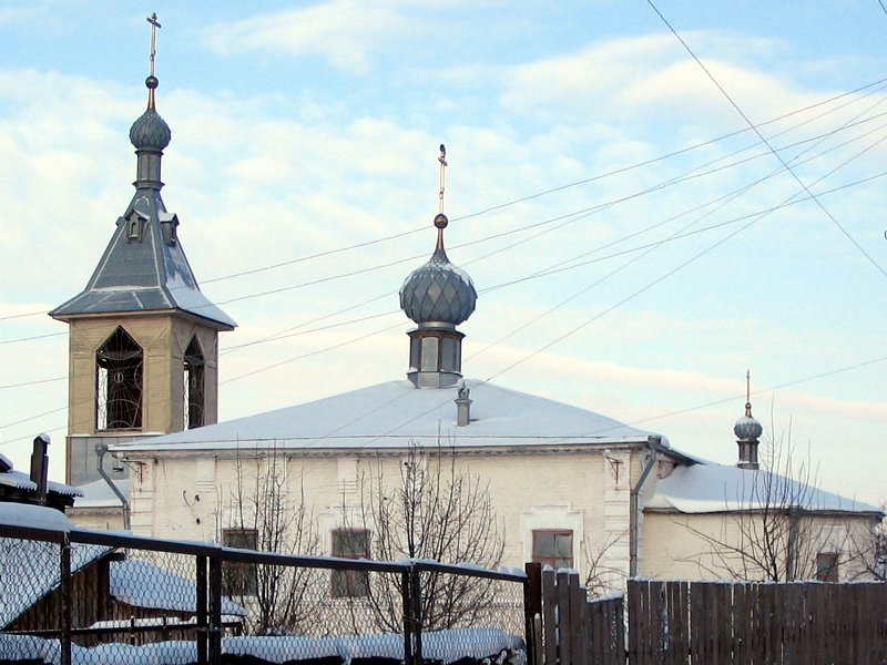 Городец. Церковь Михаила Архангела (Успения Пресвятой Богородицы?). фасады, вид с юга