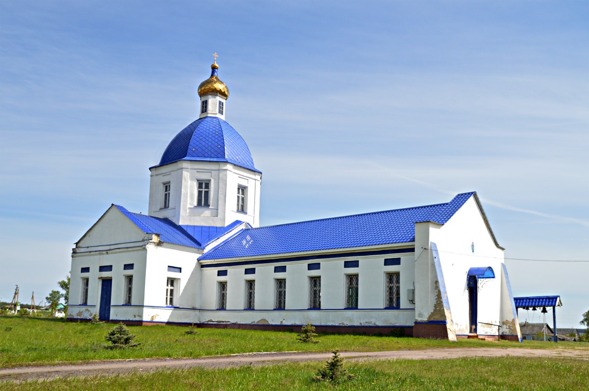 Старая Хворостань. Церковь Покрова Пресвятой Богородицы. фасады