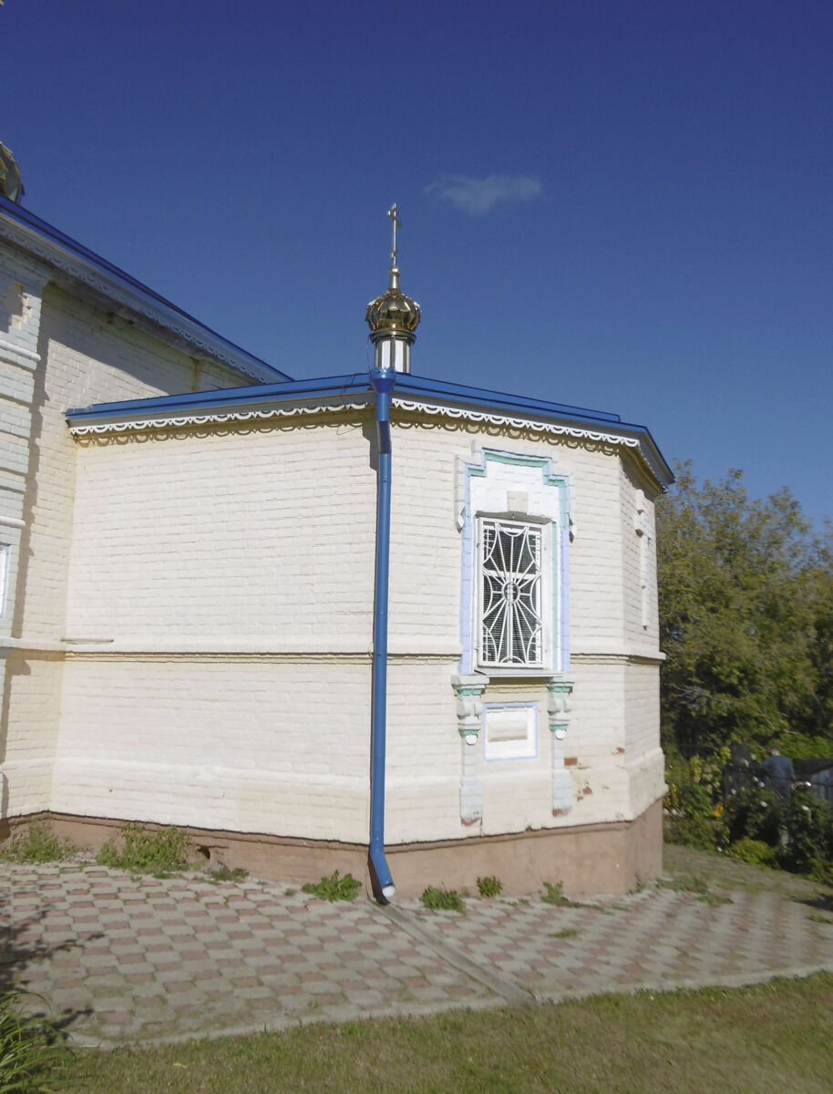 Церковь Михаила Архангела (Успения Пресвятой Богородицы?), Городец (Городецкий район, Нижегородская область). архитектурные детали, Апсида церкви