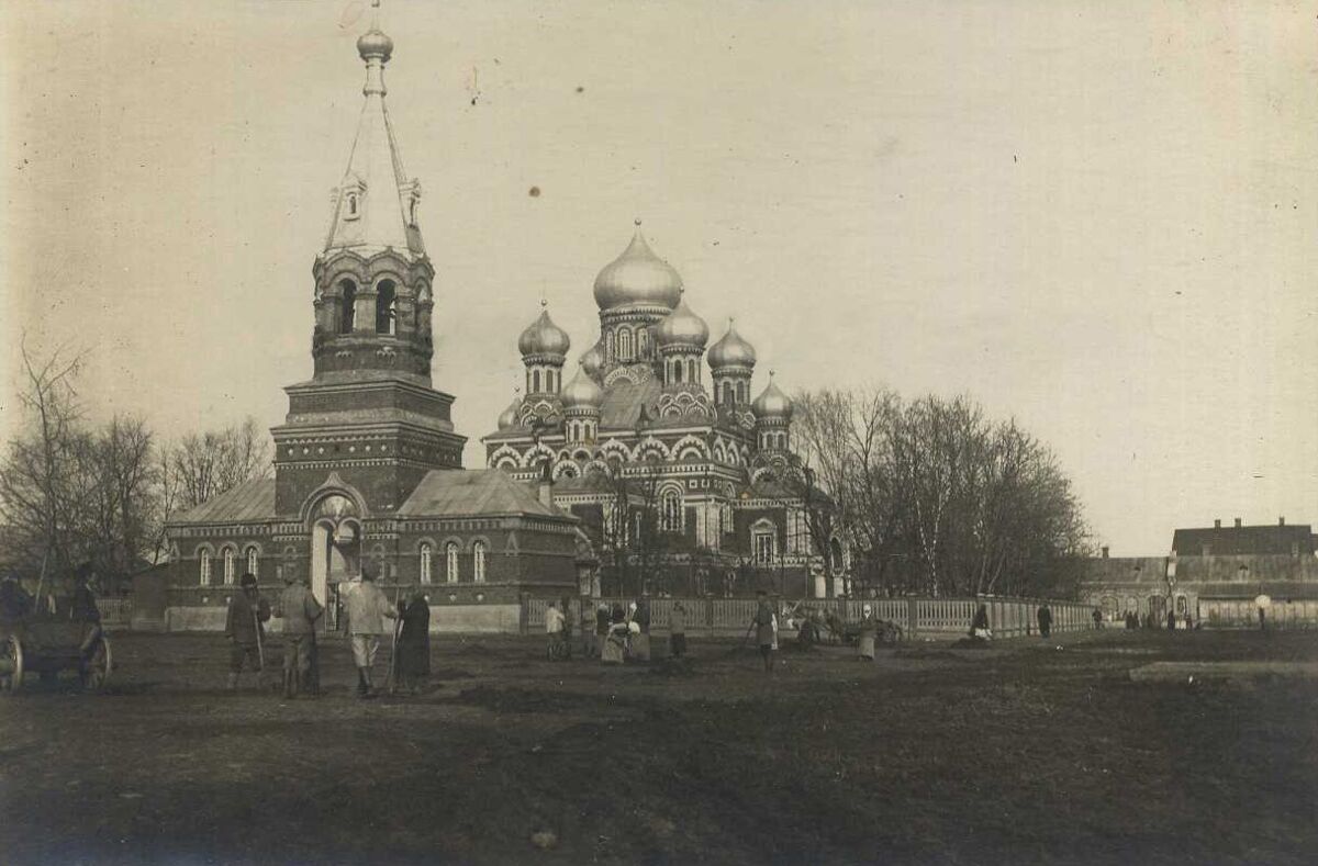 Кафедральный собор Воскресения Христова, Борисов (Борисовский район, Беларусь, Минская область). архивная фотография, Фото 1918 года.