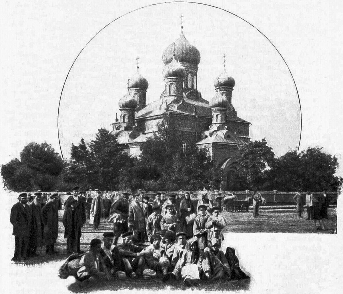 Кафедральный собор Воскресения Христова, Борисов (Борисовский район, Беларусь, Минская область). архивная фотография, Фото 1874-1900 гг.
