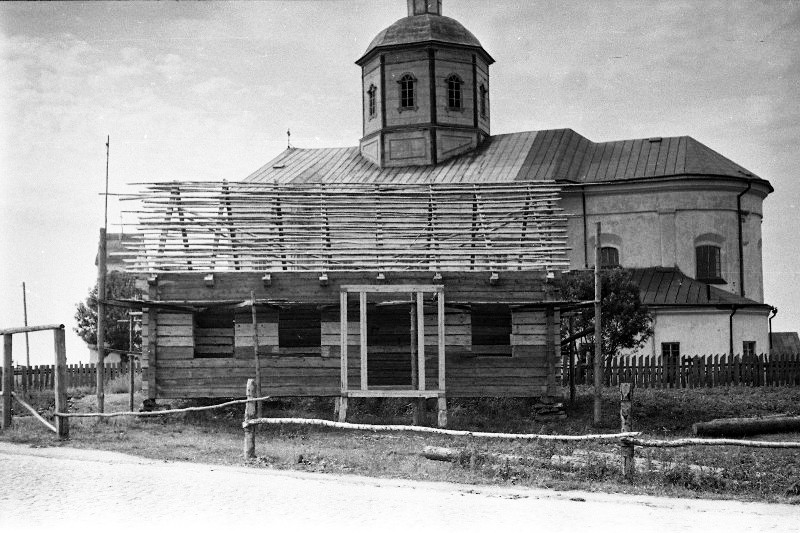 Раков. Церковь Спаса Преображения. архивная фотография, Фото 1957 г. из приходского архива