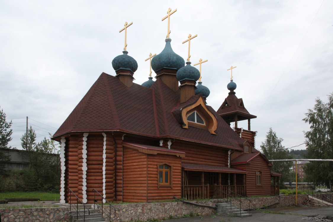 Церковь Георгия Победоносца, Дегтярск (Ревда (ГО Ревда и ГО Дегтярск), Свердловская область). фасады, Вид с северо-востока