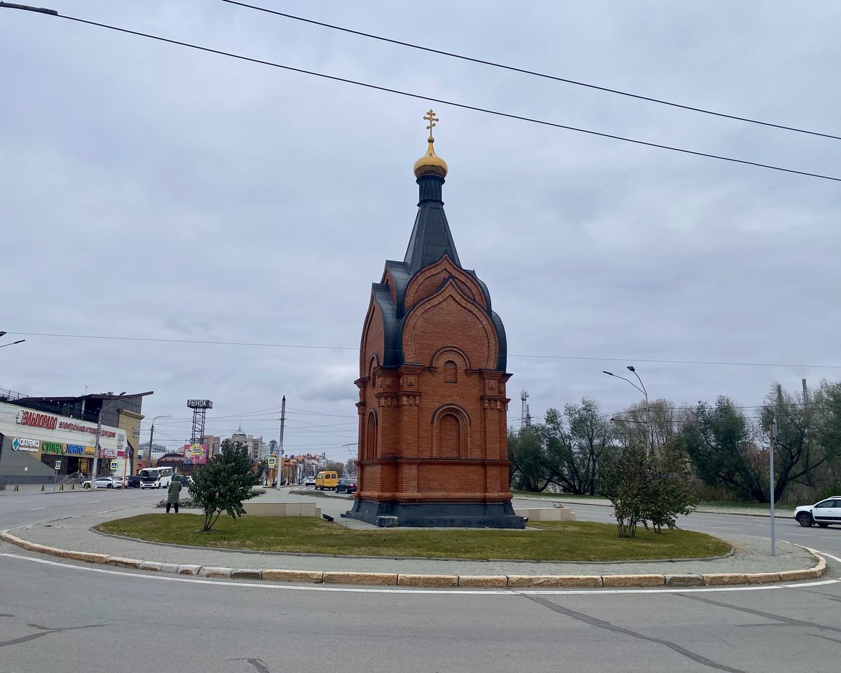 Часовня Владимира равноапостольного, Барнаул (Барнаул, город, Алтайский край). фасады, Вид с ЮВ