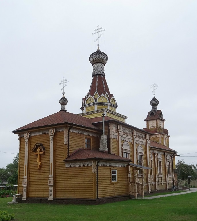 Осиповичи. Церковь Воздвижения Креста Господня. фасады