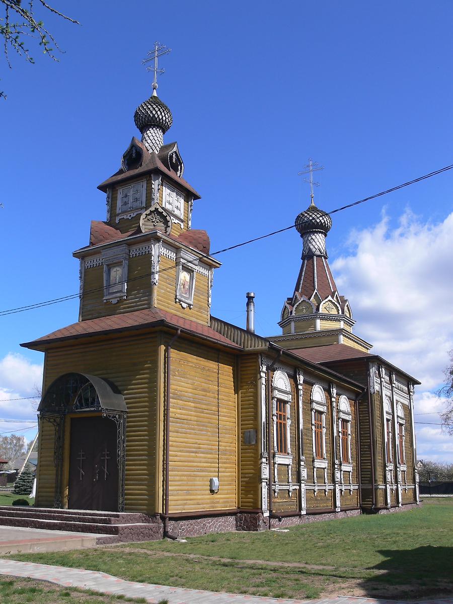 фасады. Церковь Воздвижения Креста Господня, Осиповичи (Осиповичский район, Беларусь, Могилёвская область)