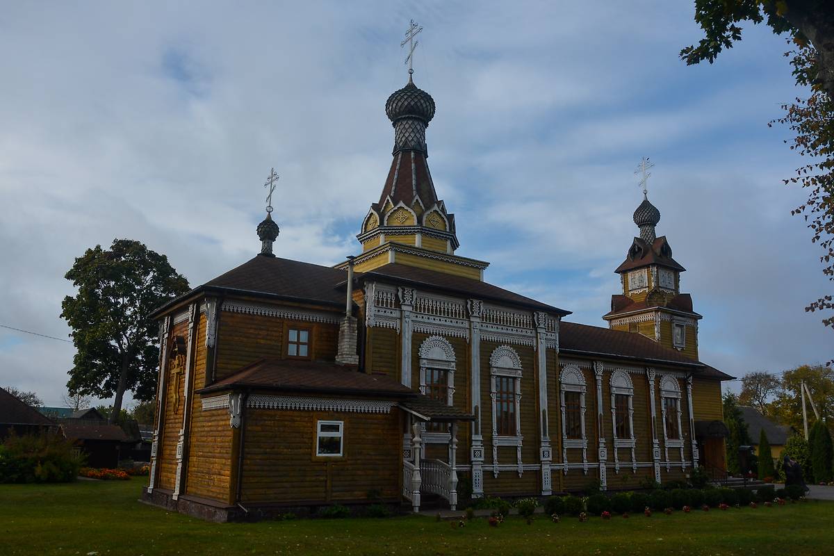 фасады. Церковь Воздвижения Креста Господня, Осиповичи (Осиповичский район, Беларусь, Могилёвская область)