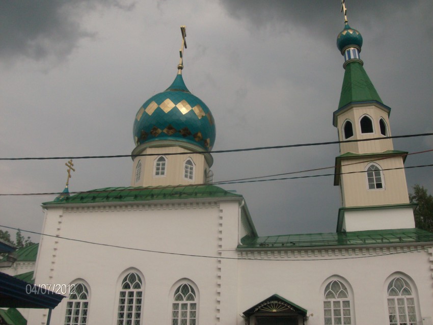 Церковь Преображения Господня, Горно-Алтайск (Горно-Алтайск, город, Республика Алтай). общий вид в ландшафте