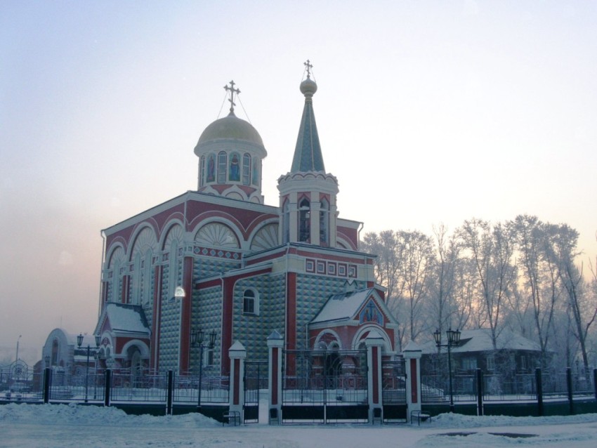 Церковь Константина и Елены, Абакан (Абакан, город, Республика Хакасия). фасады, вид с северо-запада