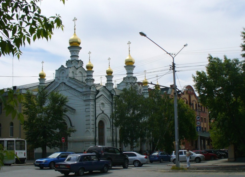 Церковь Александра Невского, Томск (Томск, город, Томская область). общий вид в ландшафте
