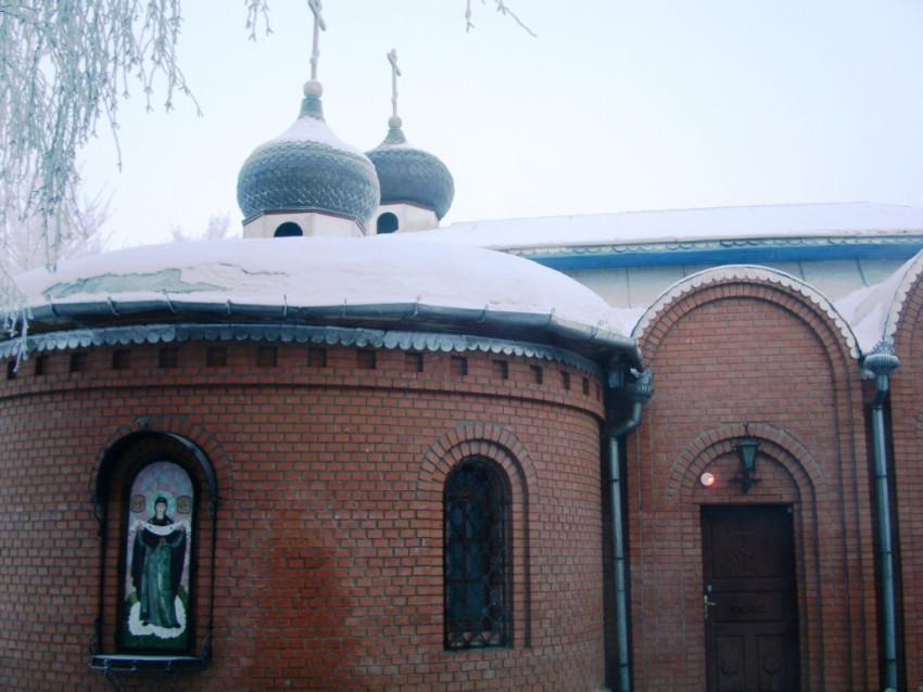 Крестильная церковь Покрова Пресвятой Богородицы при Никольском соборе, Абакан (Абакан, город, Республика Хакасия). фасады, южный вход