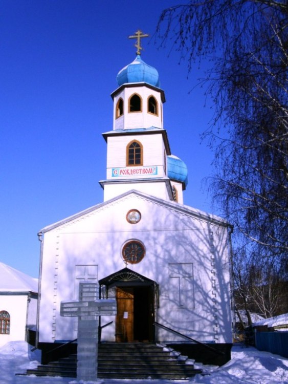 Горно-Алтайск. Церковь Спаса Преображения. фасады, вид с юго-запада