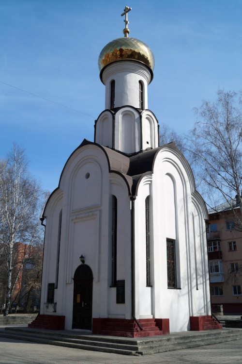 Часовня Спаса Преображения, Томск (Томск, город, Томская область). общий вид в ландшафте, Вид с юго-запада