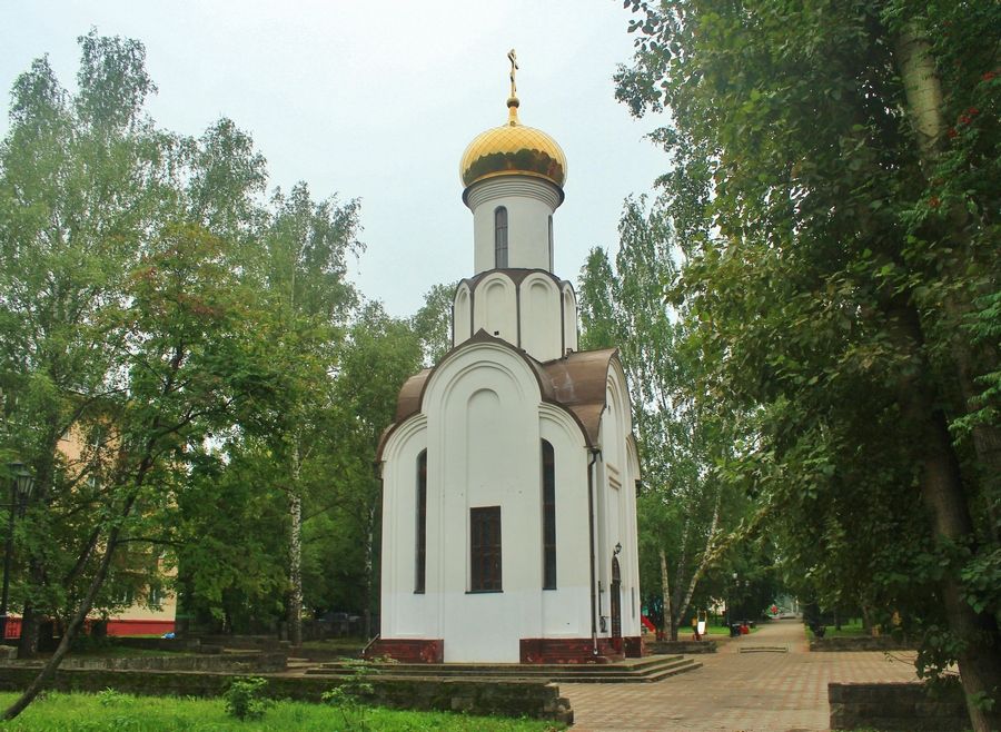Часовня Спаса Преображения, Томск (Томск, город, Томская область). общий вид в ландшафте