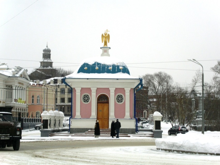 Томск. Часовня Иверской иконы Божией Матери (воссозданная). фасады, вид с запада