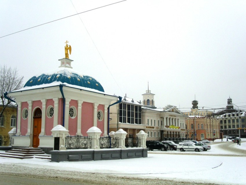 Часовня Иверской иконы Божией Матери (новая), Томск (Томск, город, Томская область). общий вид в ландшафте, вид с юго-запада