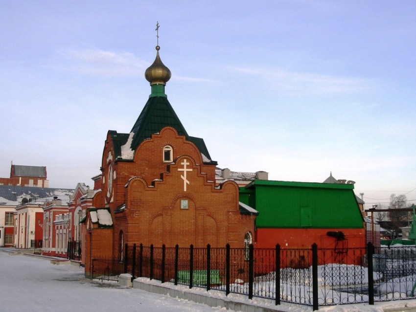 Церковь Серафима Саровского, Барнаул (Барнаул, город, Алтайский край). фасады, вид с юго-запада