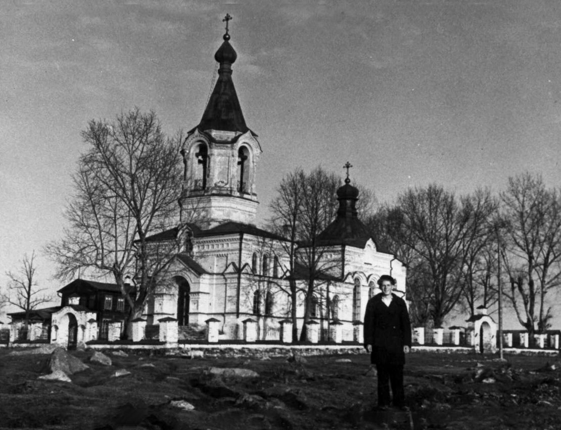 Церковь Троицы Живоначальной, Шиловка (Пригородный район (Горноуральский ГО), Свердловская область). архивная фотография, Фото 1950-х годов из приходского архива
