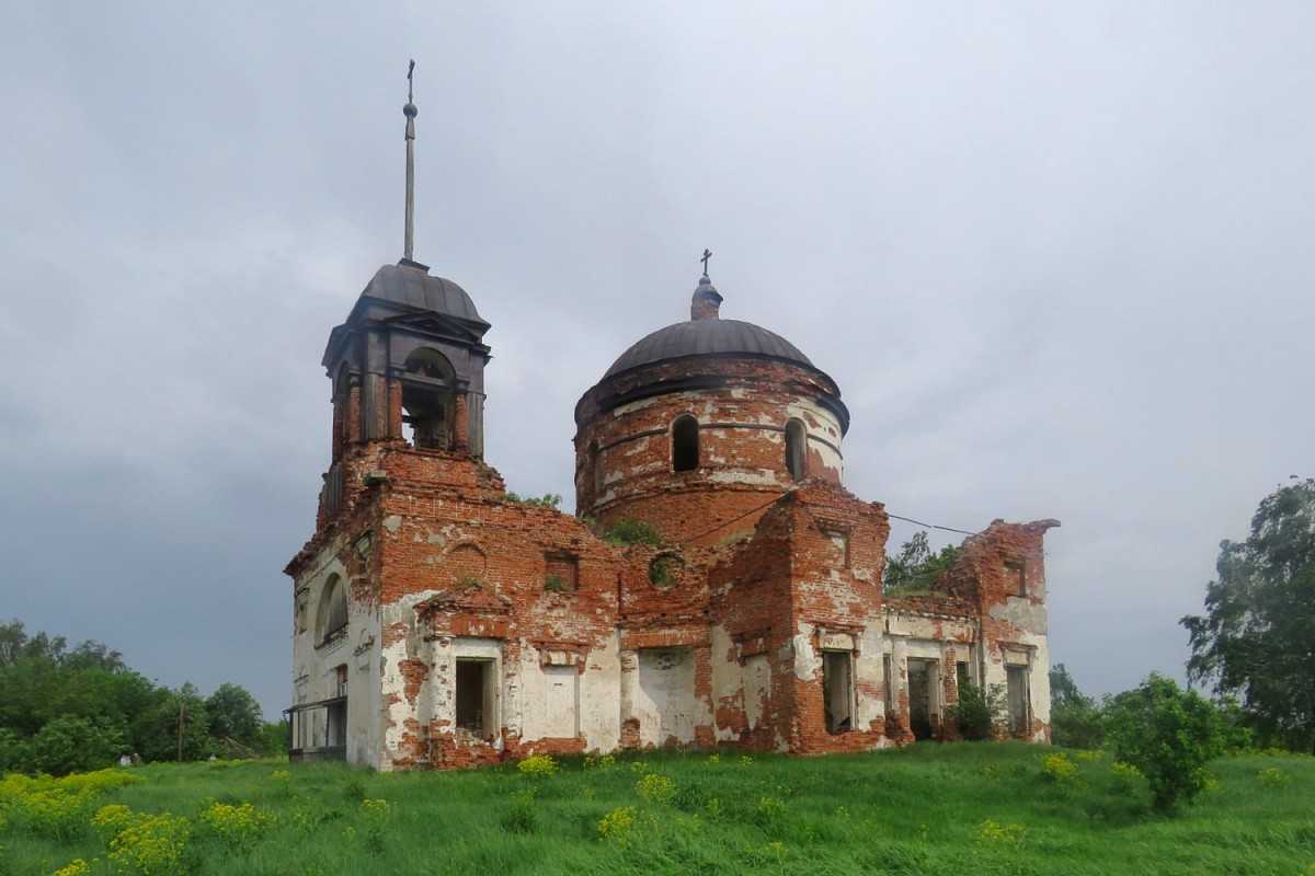 Старинское. Церковь Казанской иконы Божией Матери. фасады