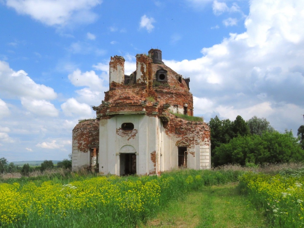 Жданово. Церковь Троицы Живоначальной. фасады