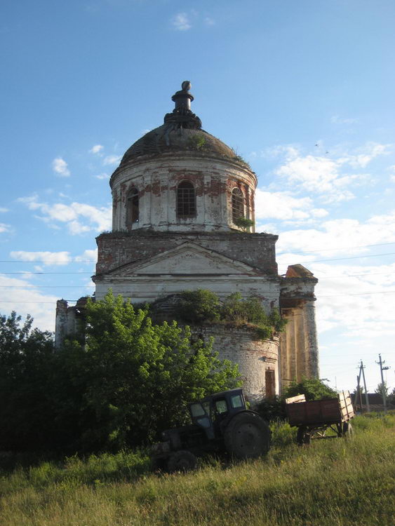 Церковь Казанской иконы Божией Матери, Силино (Шатковский район, Нижегородская область). фасады, Вид с востока