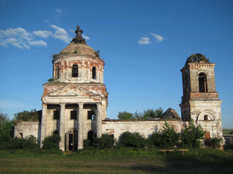Церковь Казанской иконы Божией Матери, Силино (Шатковский район, Нижегородская область). фасады, Вид с севера