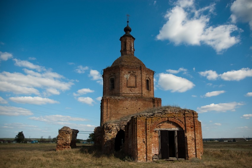 Церковь Тихвинской иконы Божией Матери, Тихвинка (Грибановский район, Воронежская область). фасады