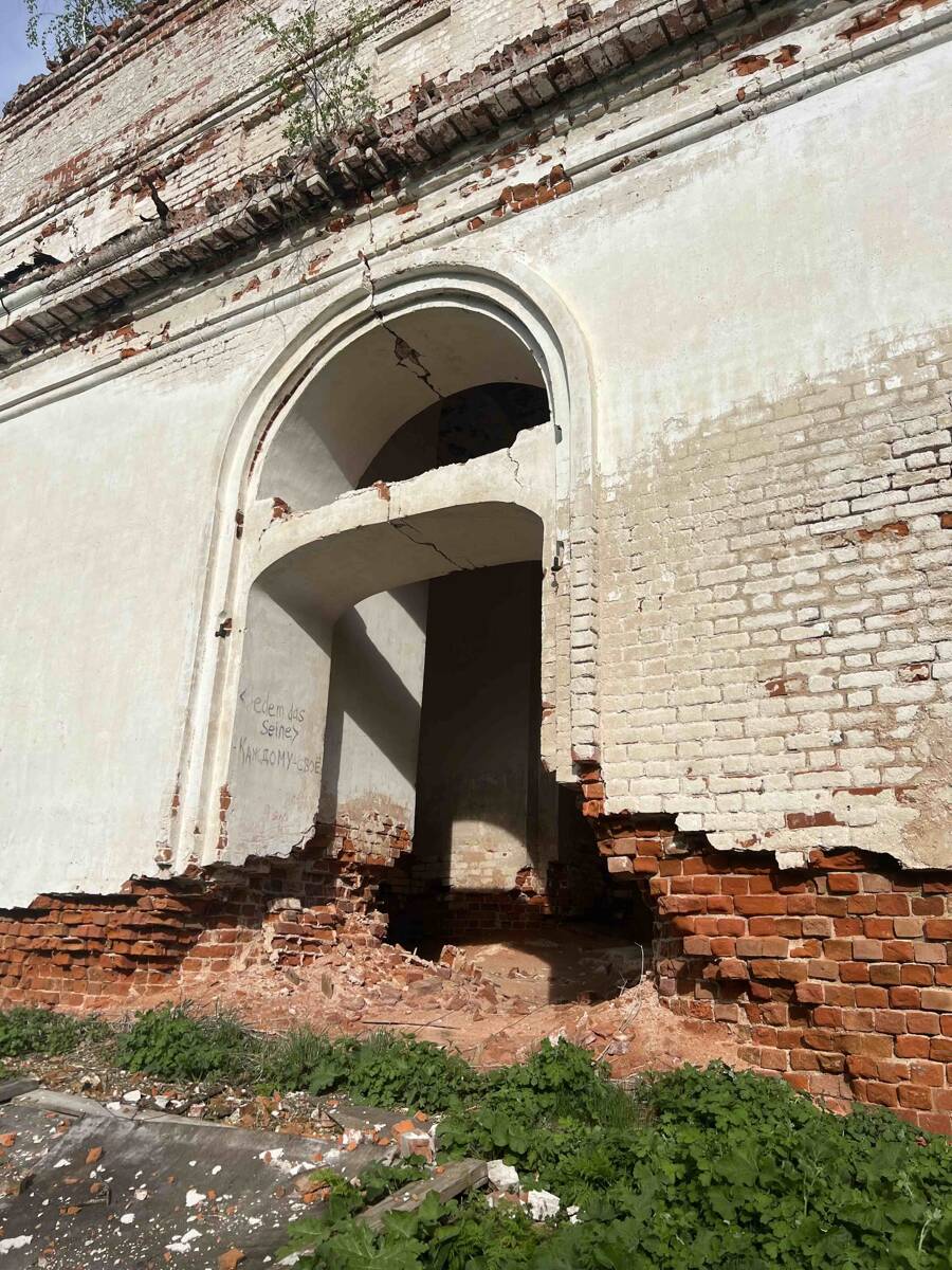 Зеленцово. Церковь Воздвижения Креста Господня. архитектурные детали