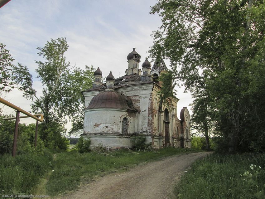 Церковь Рождества Иоанна Предтечи, Башкарка (Пригородный район (Горноуральский ГО), Свердловская область). фасады