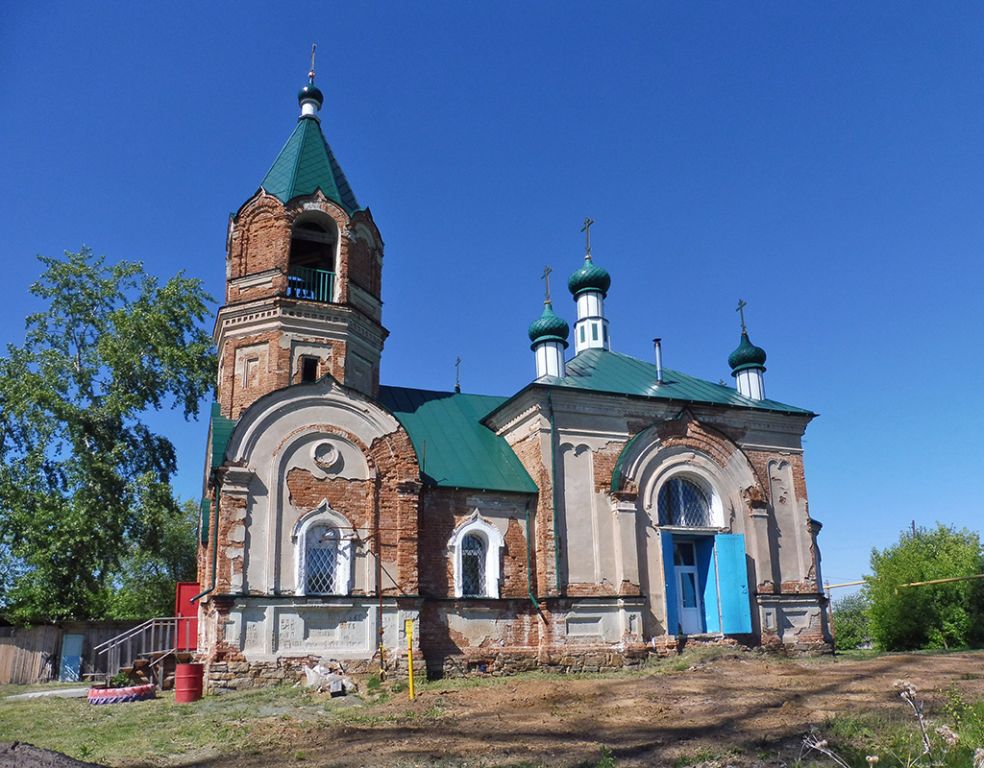 Башкарка. Церковь Рождества Иоанна Предтечи. фасады, Южный фасад