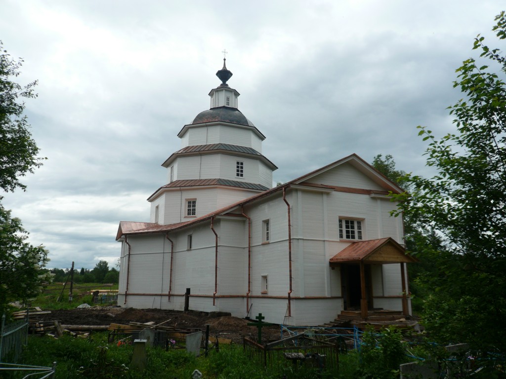 Церковь Илии Пророка, Ципино (Кирилловский район, Вологодская область). фасады